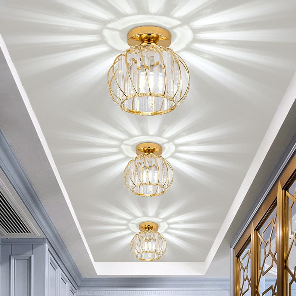 Simple Creative Crystal Aisle Chandelier Lamp